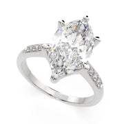 Federica Marquise Cut 4 Prong Engagement Ring Setting - Nivetta